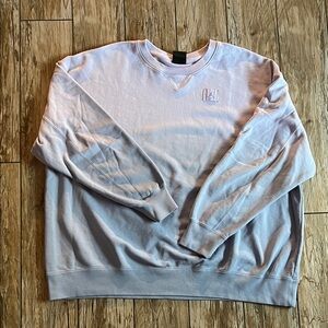 Jordan Men's Light lavender and dusty blue onmbre Crewneck Sweater